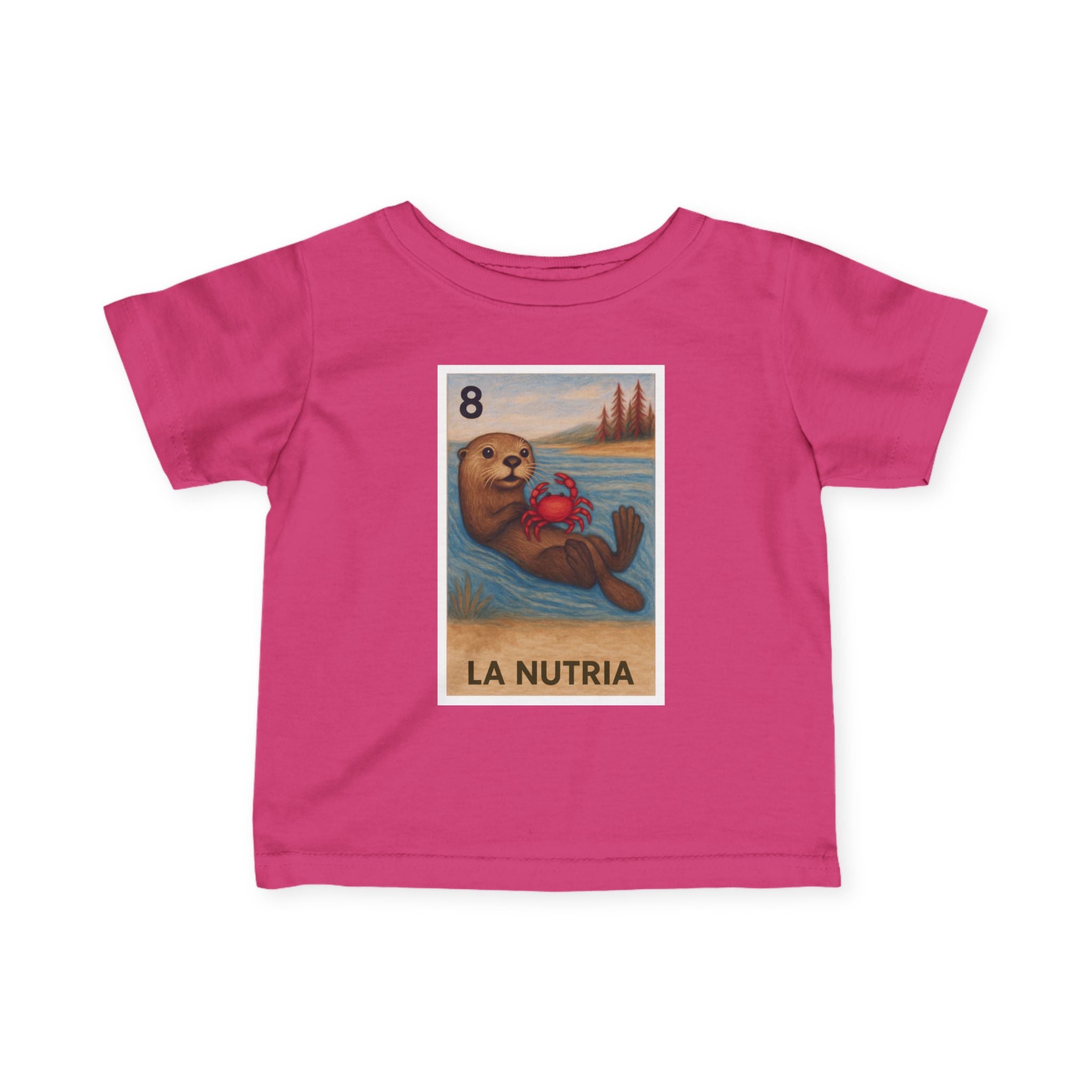 Sea Otter Lotería infant cotton t-shirt image 15