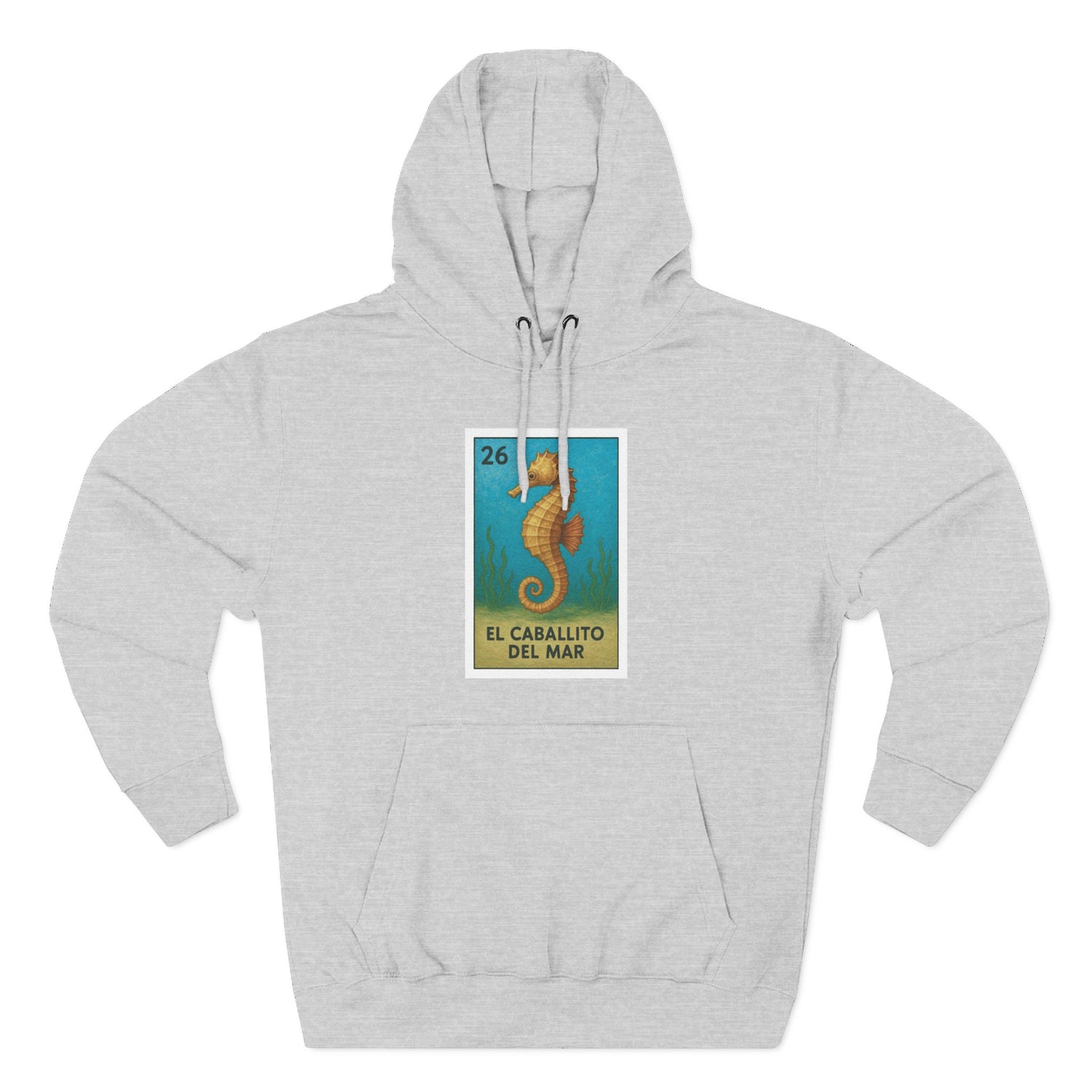 Seahorse Lotería fleece hoodie image 3