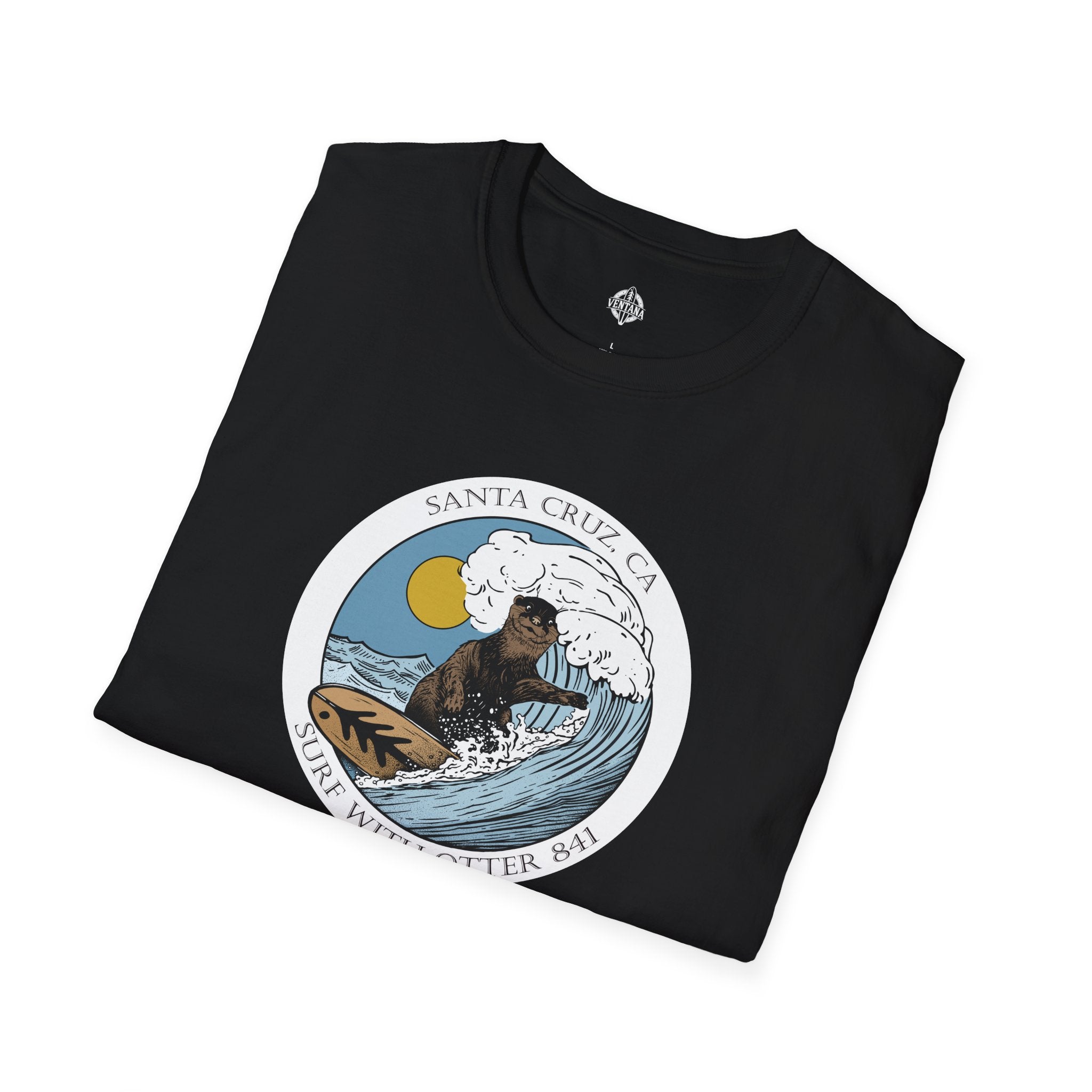 Surf with Otter 841 T-Shirt