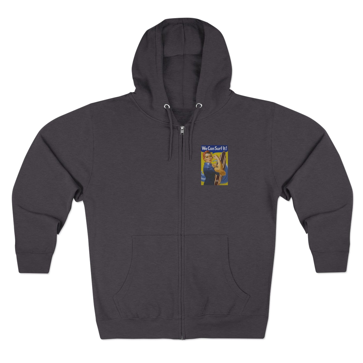 Rosie the Surfer zip fleece hoodie image 5