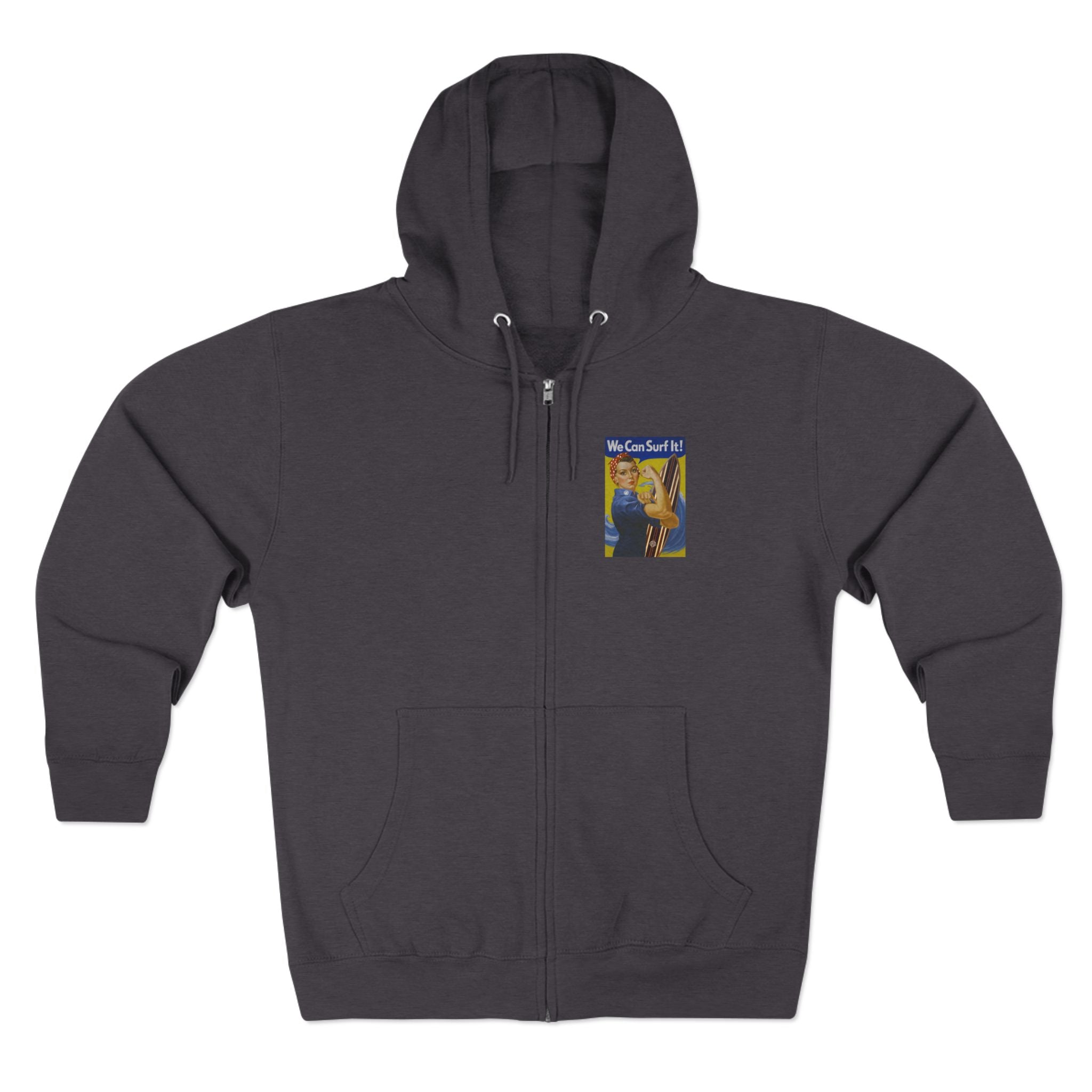Rosie the Surfer zip fleece hoodie image 5