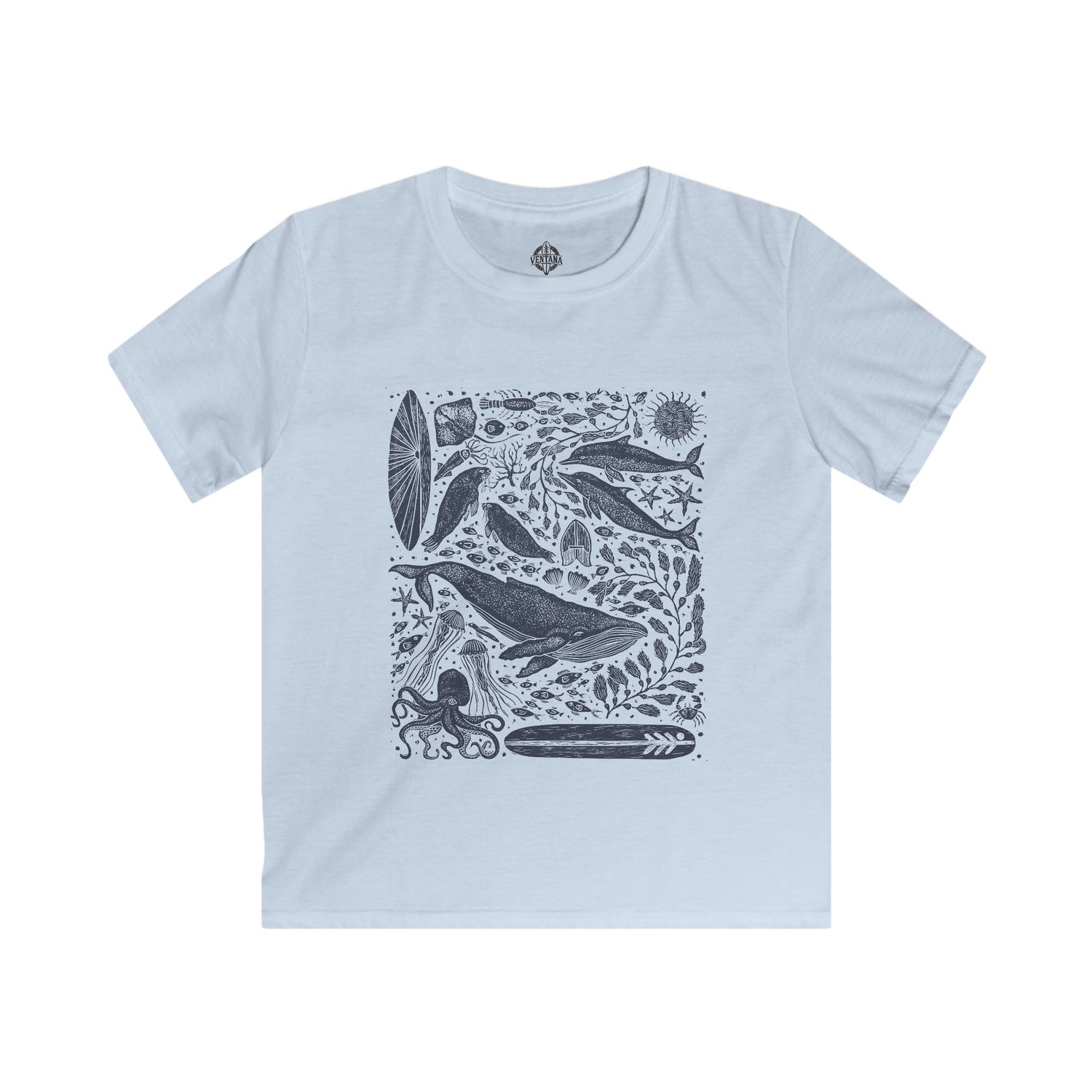 Ventana Marine Life by Lili Arnold cotton t-shirt image 2
