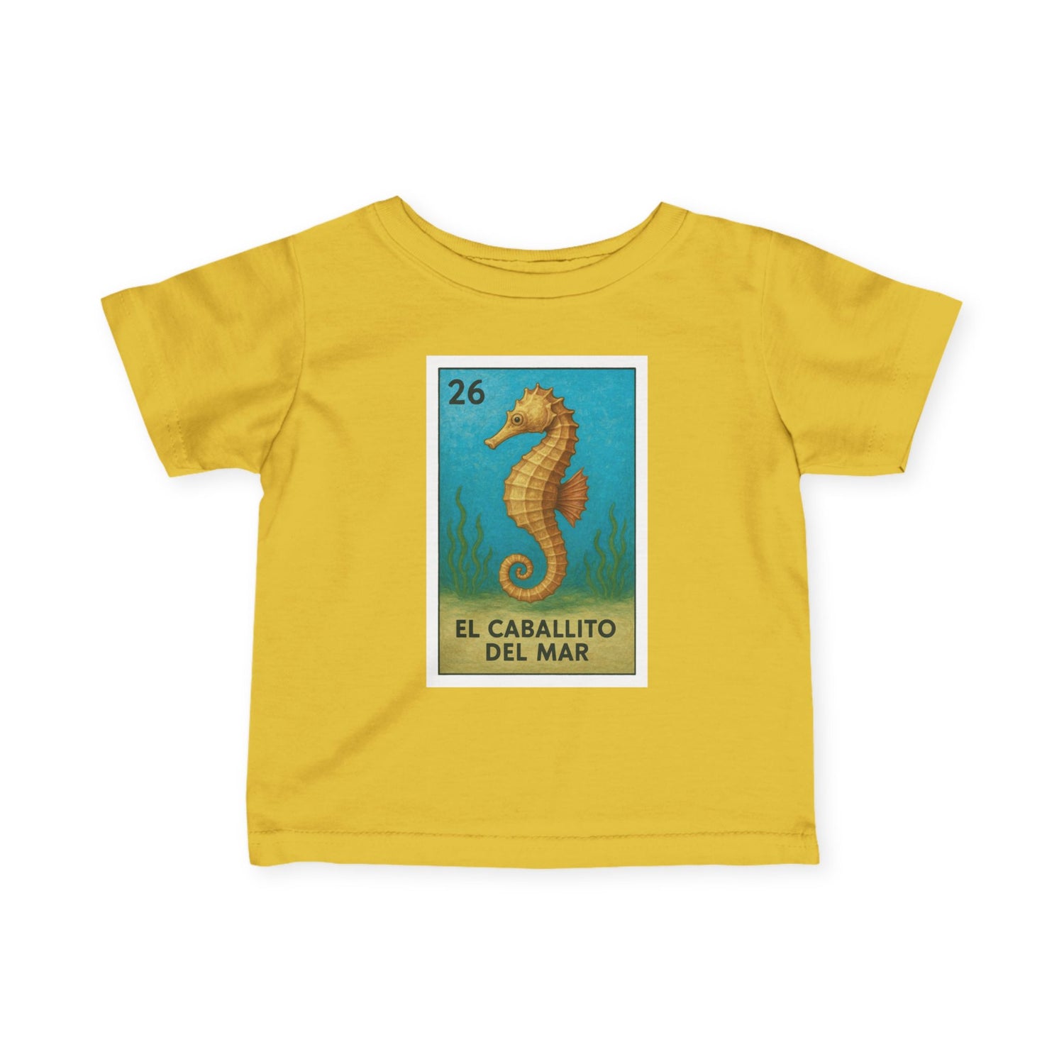 Seahorse Lotería infant cotton t-shirt image 7