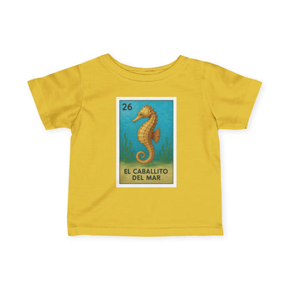 Seahorse Lotería infant cotton t-shirt image 7