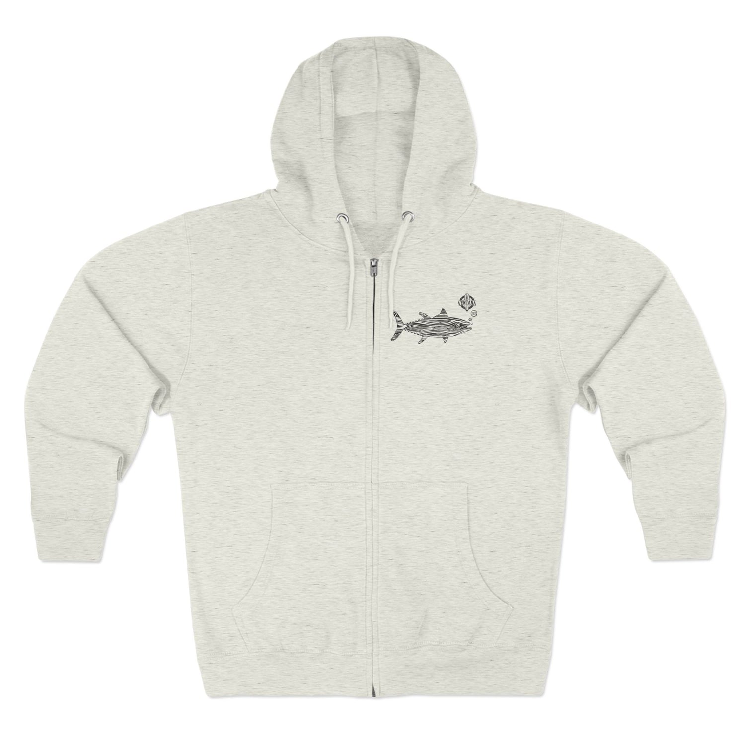Ventana Wooden Tuna zip fleece hoodie image 2