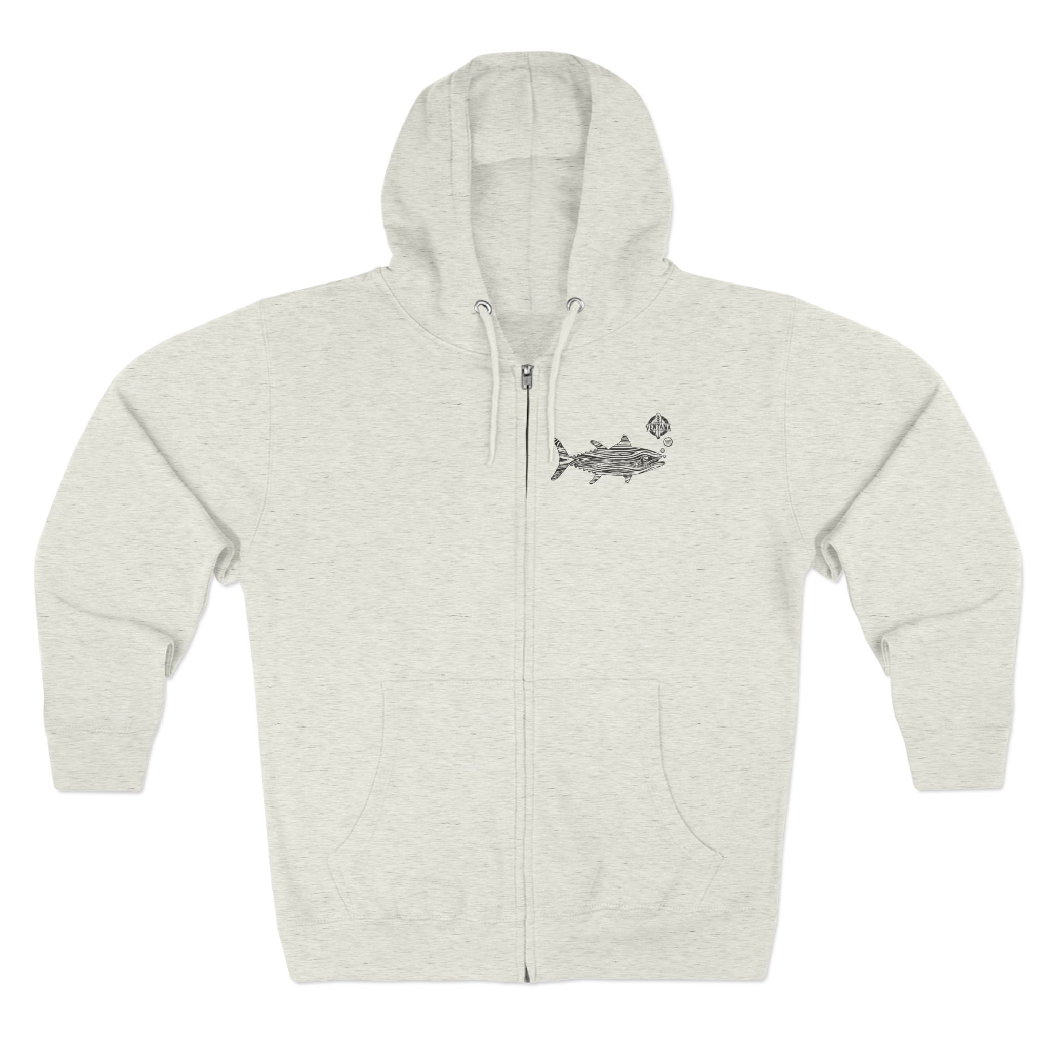 Ventana Wooden Tuna zip fleece hoodie image 2