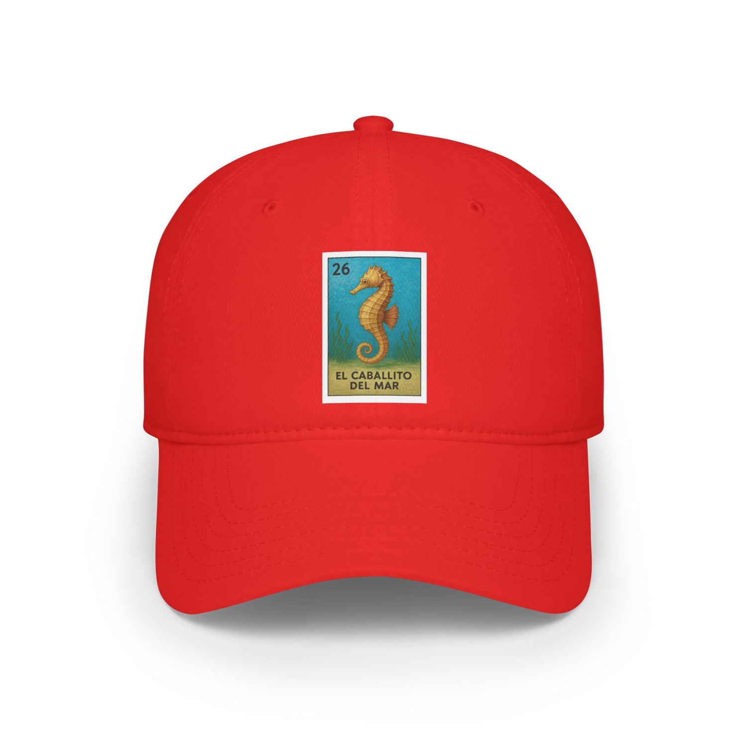 Seahorse Lotería baseball cap image 7