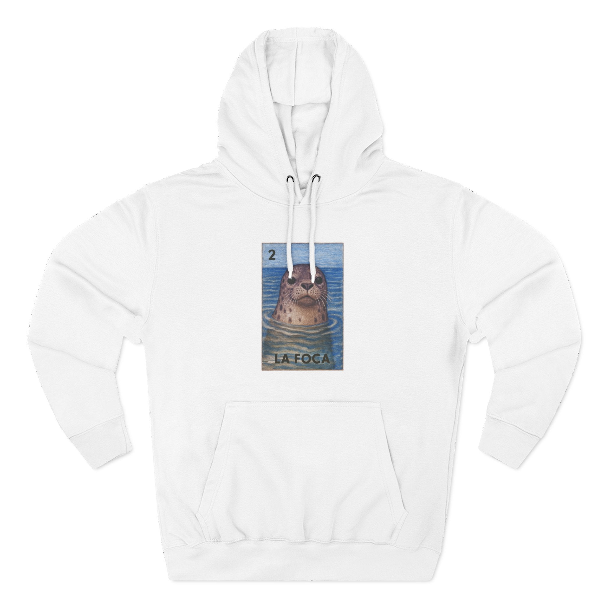 Seal Lotería fleece hoodie image 4