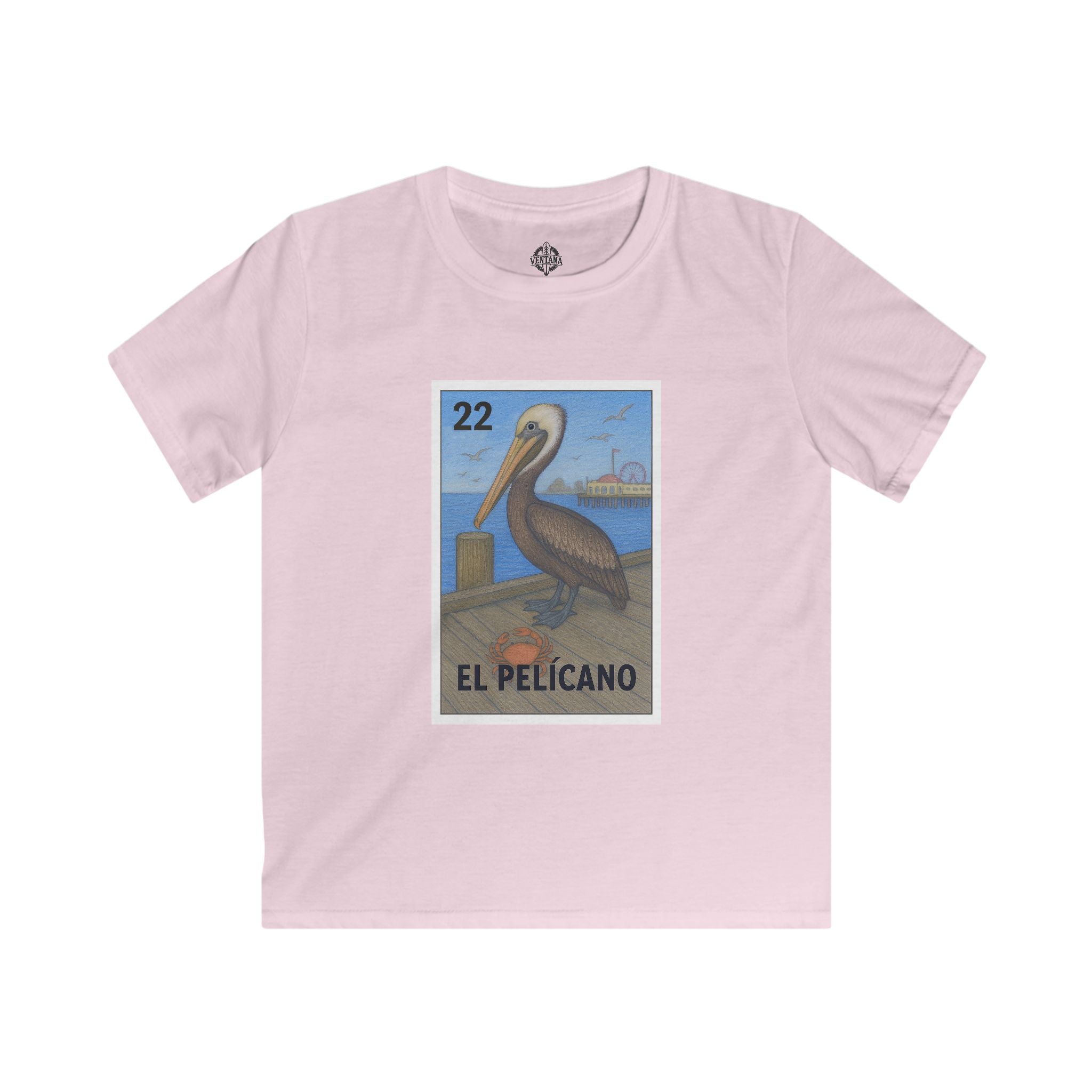 Pelican Lotería kids soft style t-shirt image 3