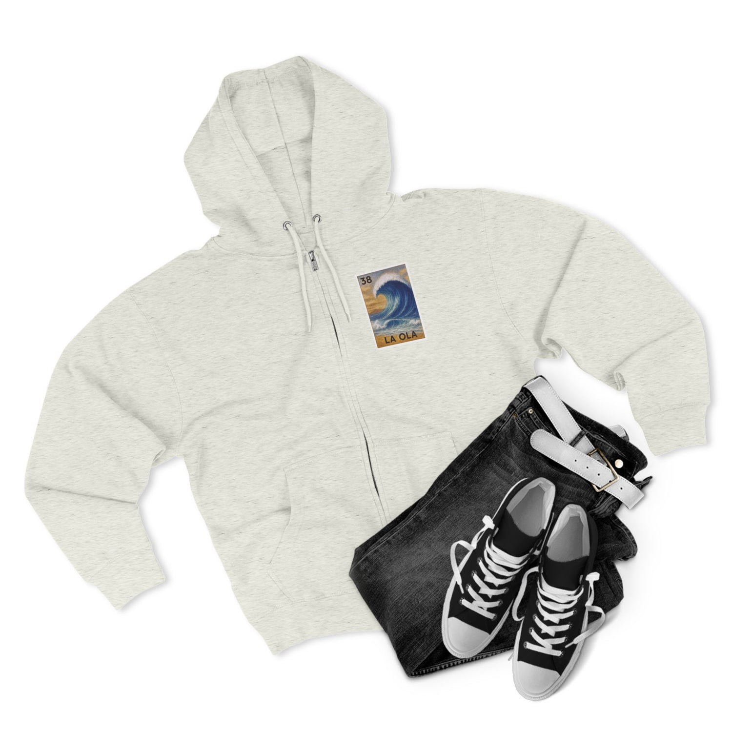 Wave Lotería Zip Hoodie