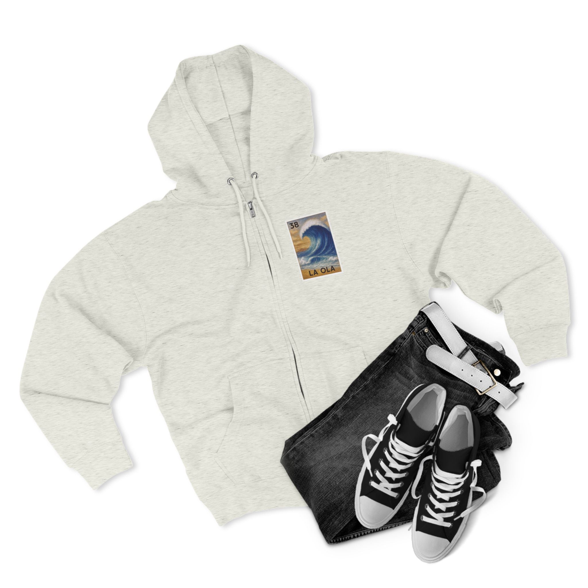 Wave Lotería Zip Hoodie