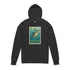 Shark Lotería cotton hooded long sleeve t-shirt image 4