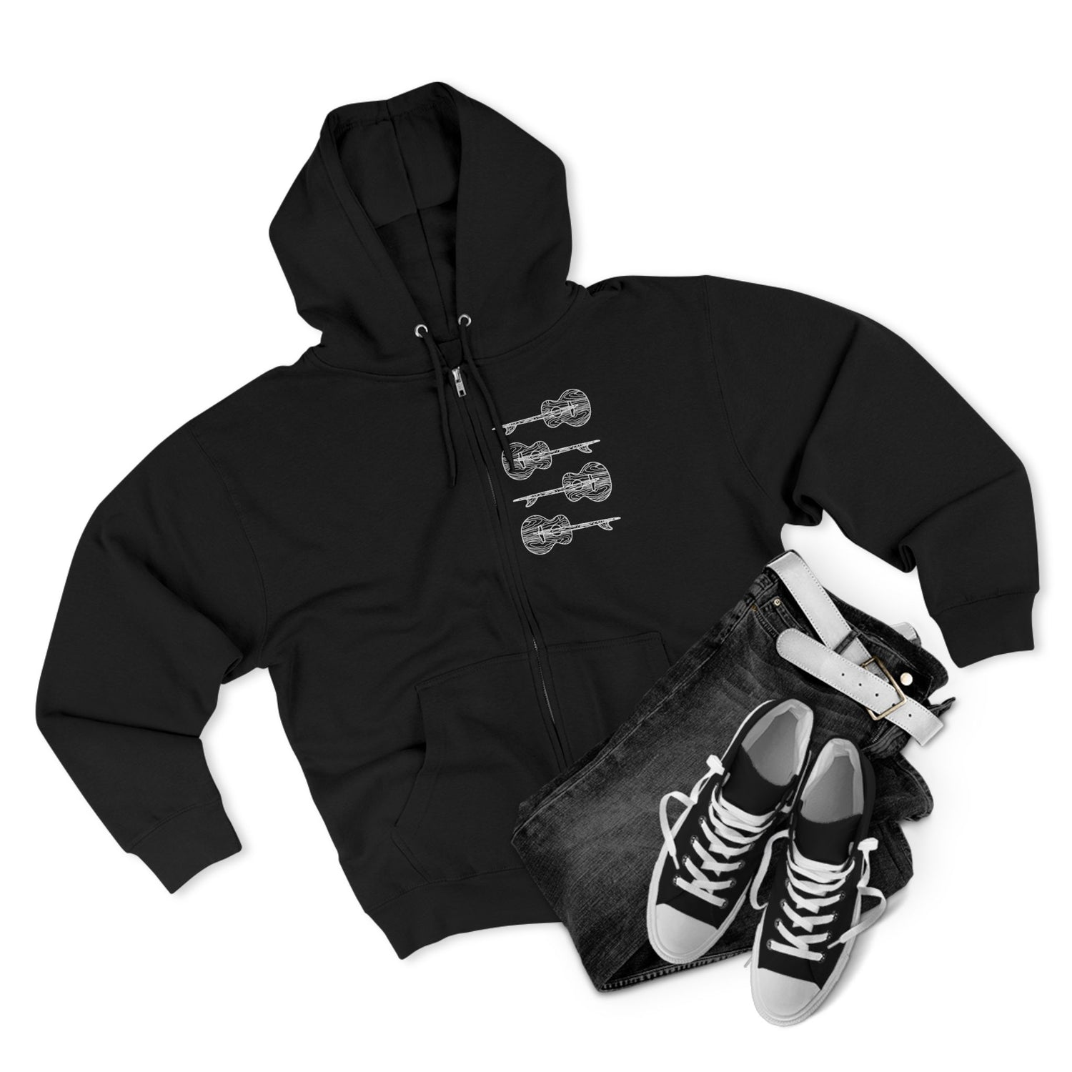 Ventana Santa Cruz Guitar Collab zip fleece hoodie image 18