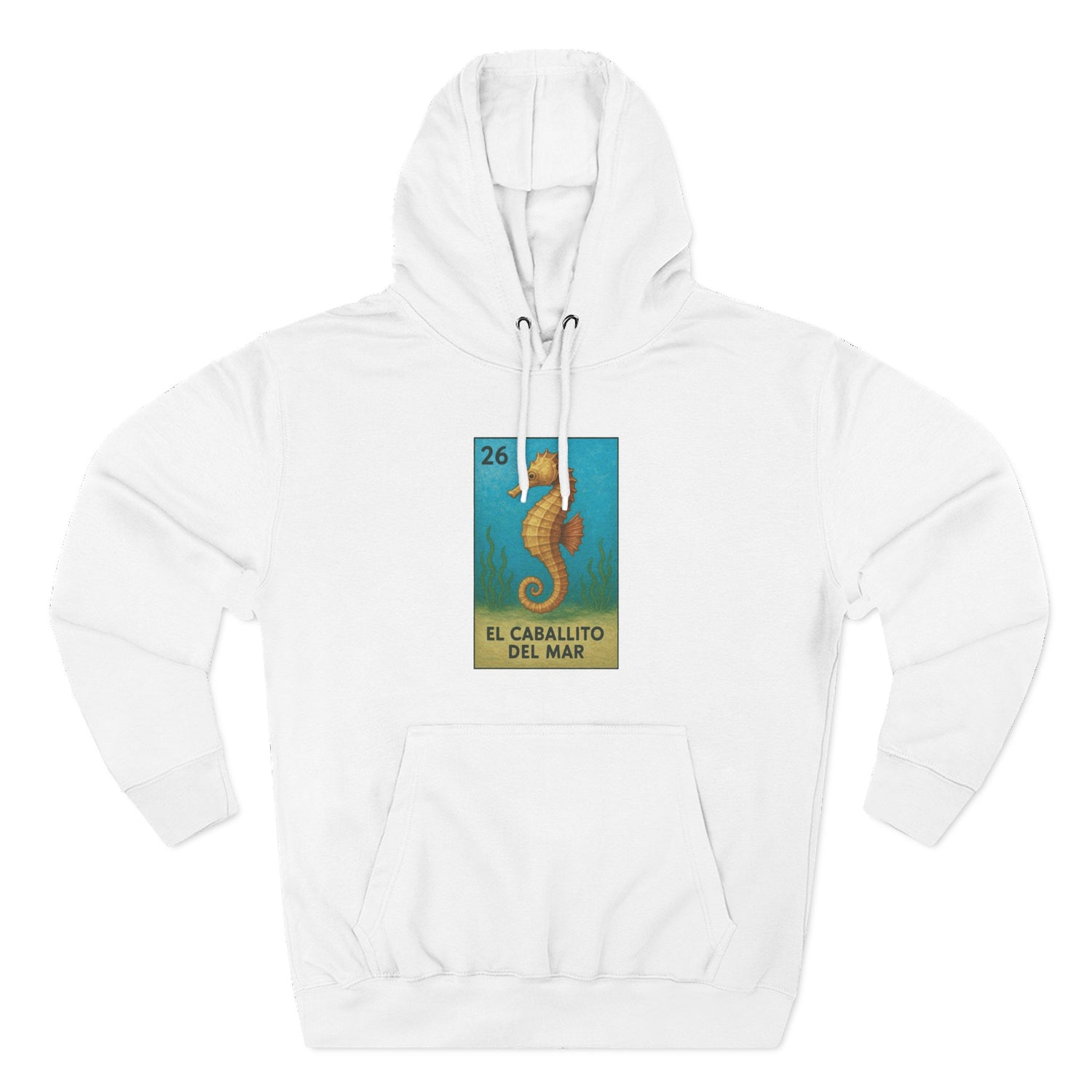 Seahorse Lotería fleece hoodie image 6
