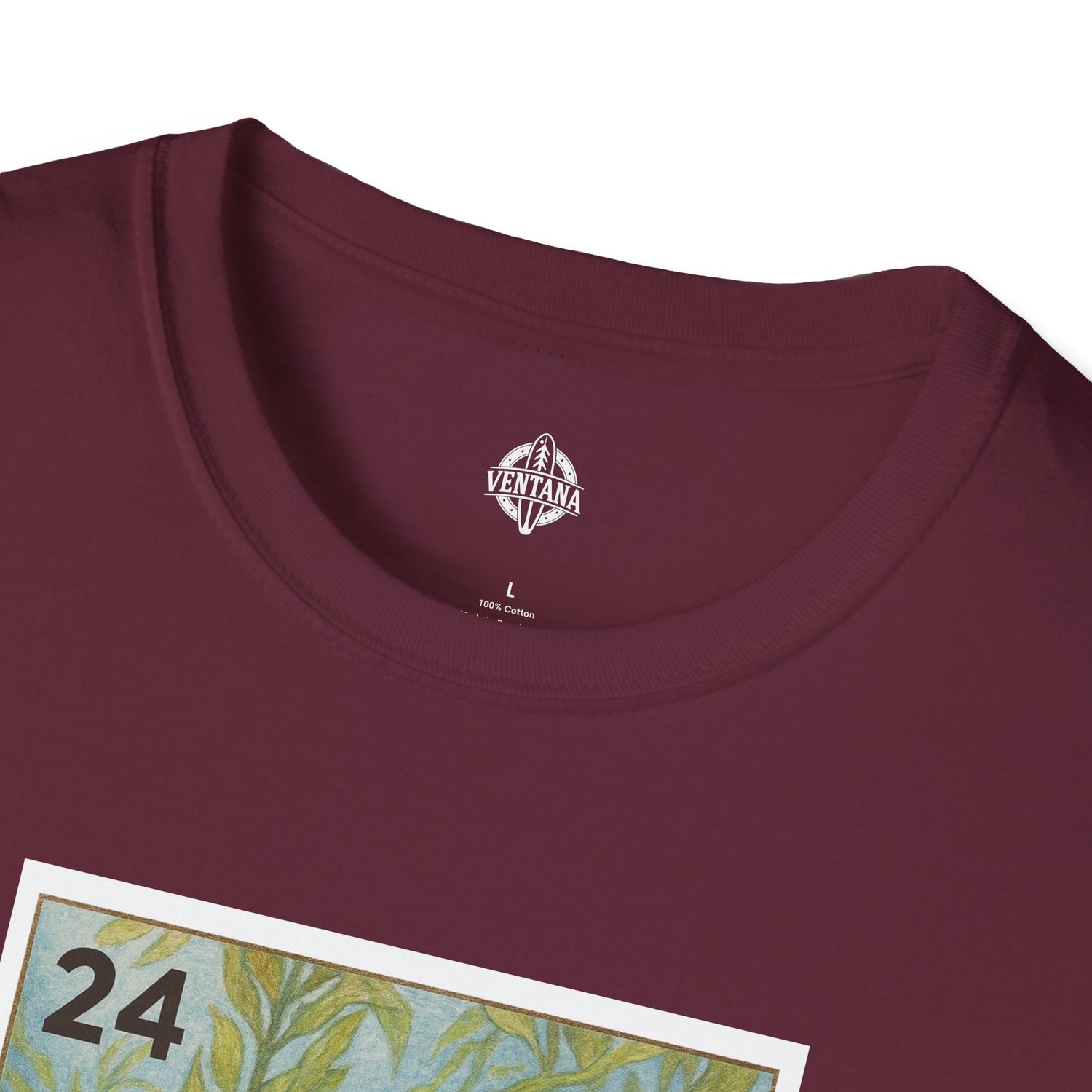 Kelp Forest Lotería Unisex - Soft Style U.S. Cotton T-Shirt (El Bosque de Algas)