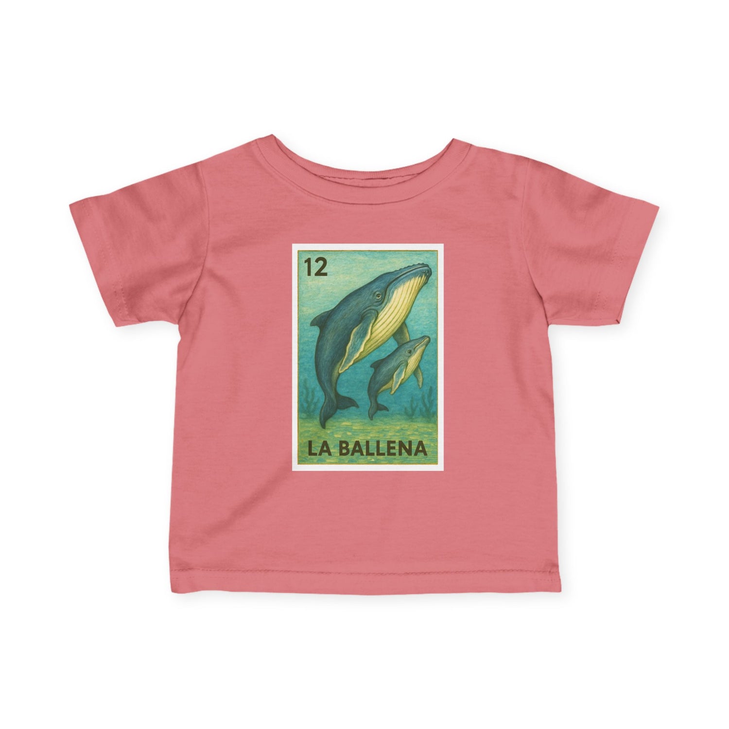 Whale Lotería infant cotton t-shirt image 17