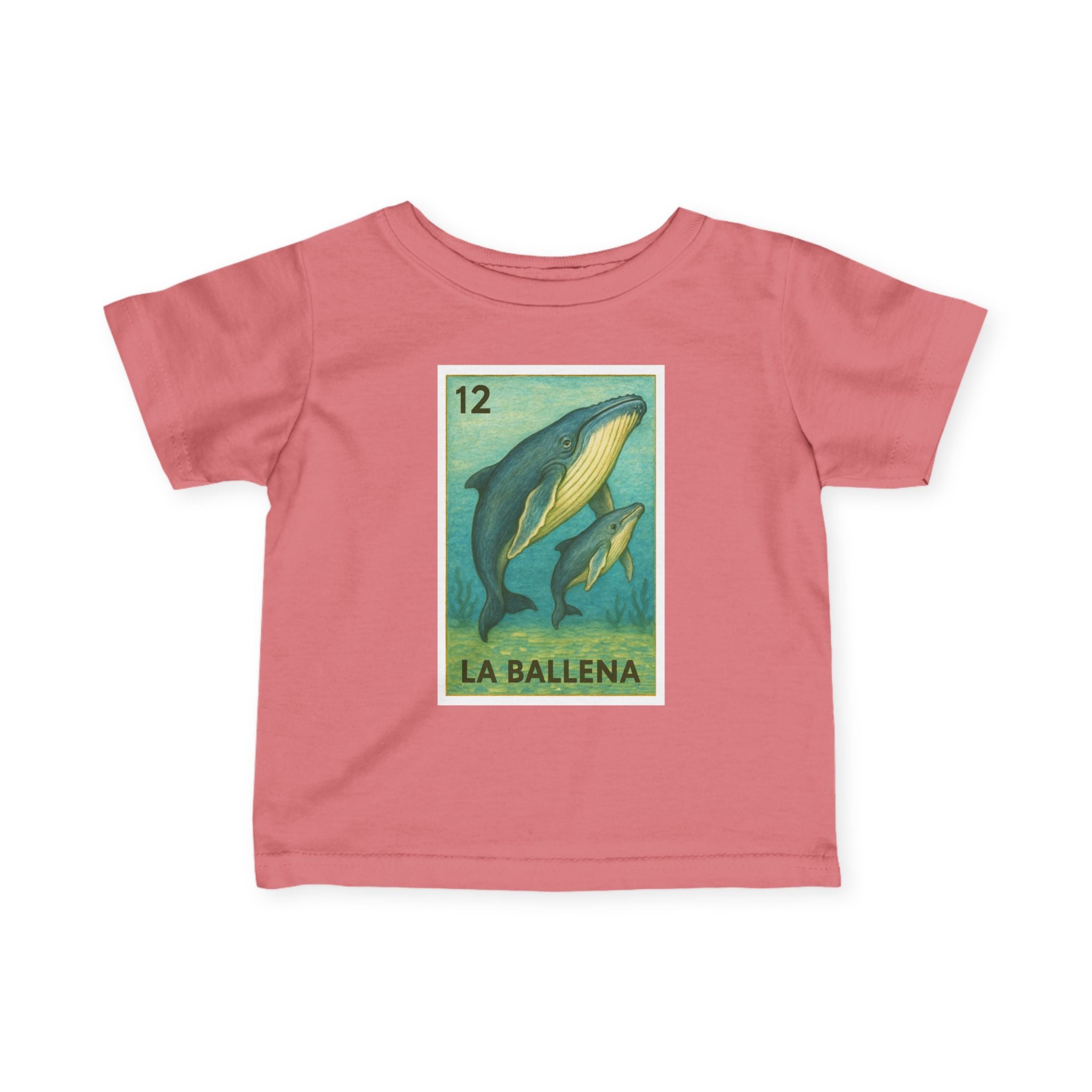 Whale Lotería infant cotton t-shirt image 17
