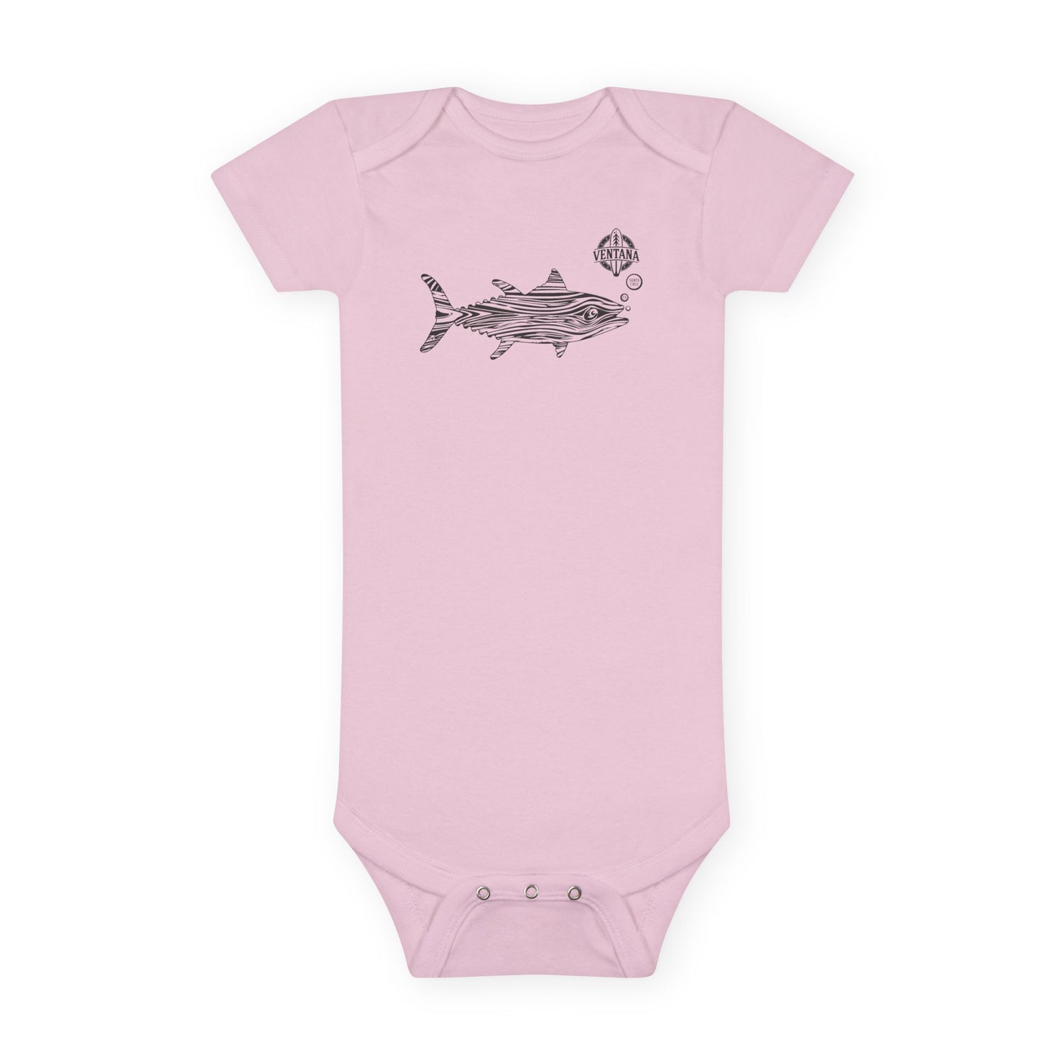Ventana Wooden Tuna baby cotton onesie image 2