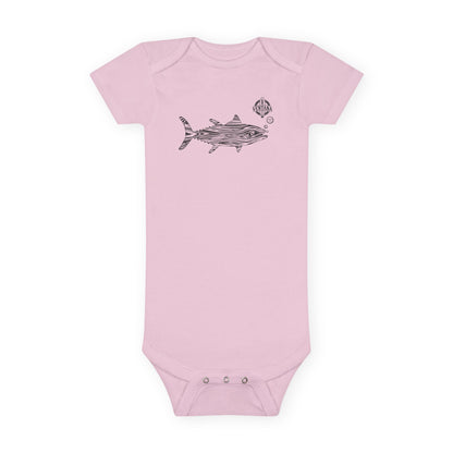 Ventana Wooden Tuna baby cotton onesie image 2