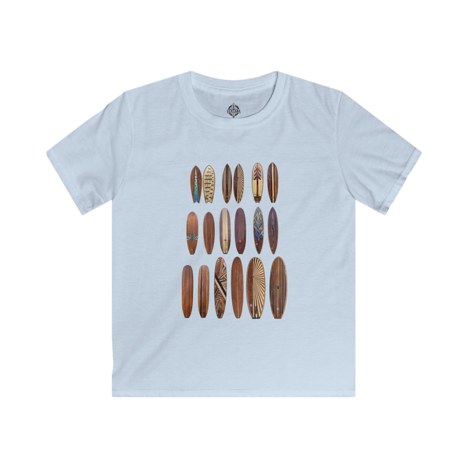 Ventana Wooden Surfboards kids soft style t-shirt image 2