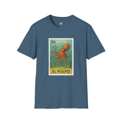 Octopus Lotería cotton t-shirt image 3