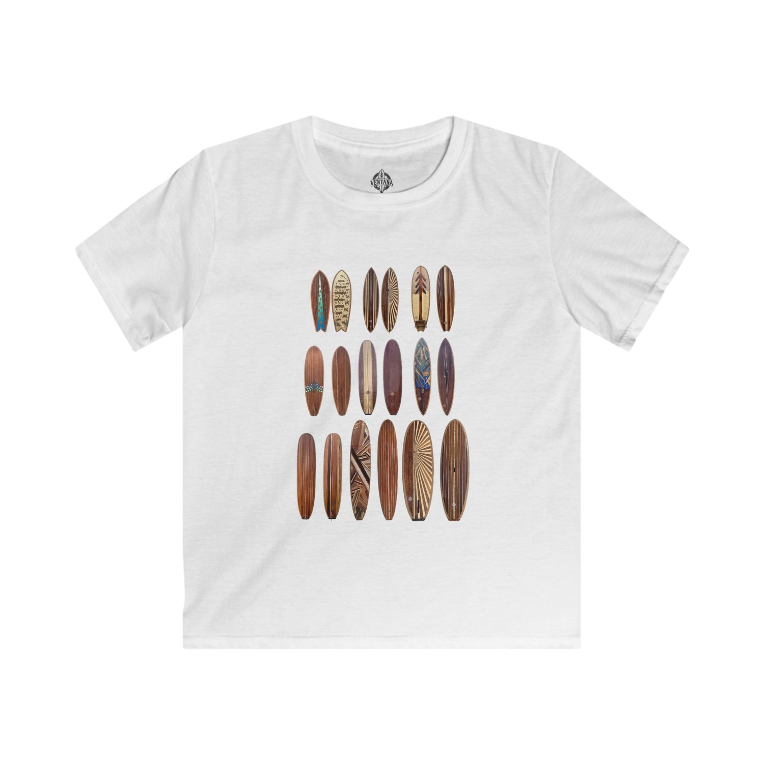 Ventana Wooden Surfboards kids soft style t-shirt image 4