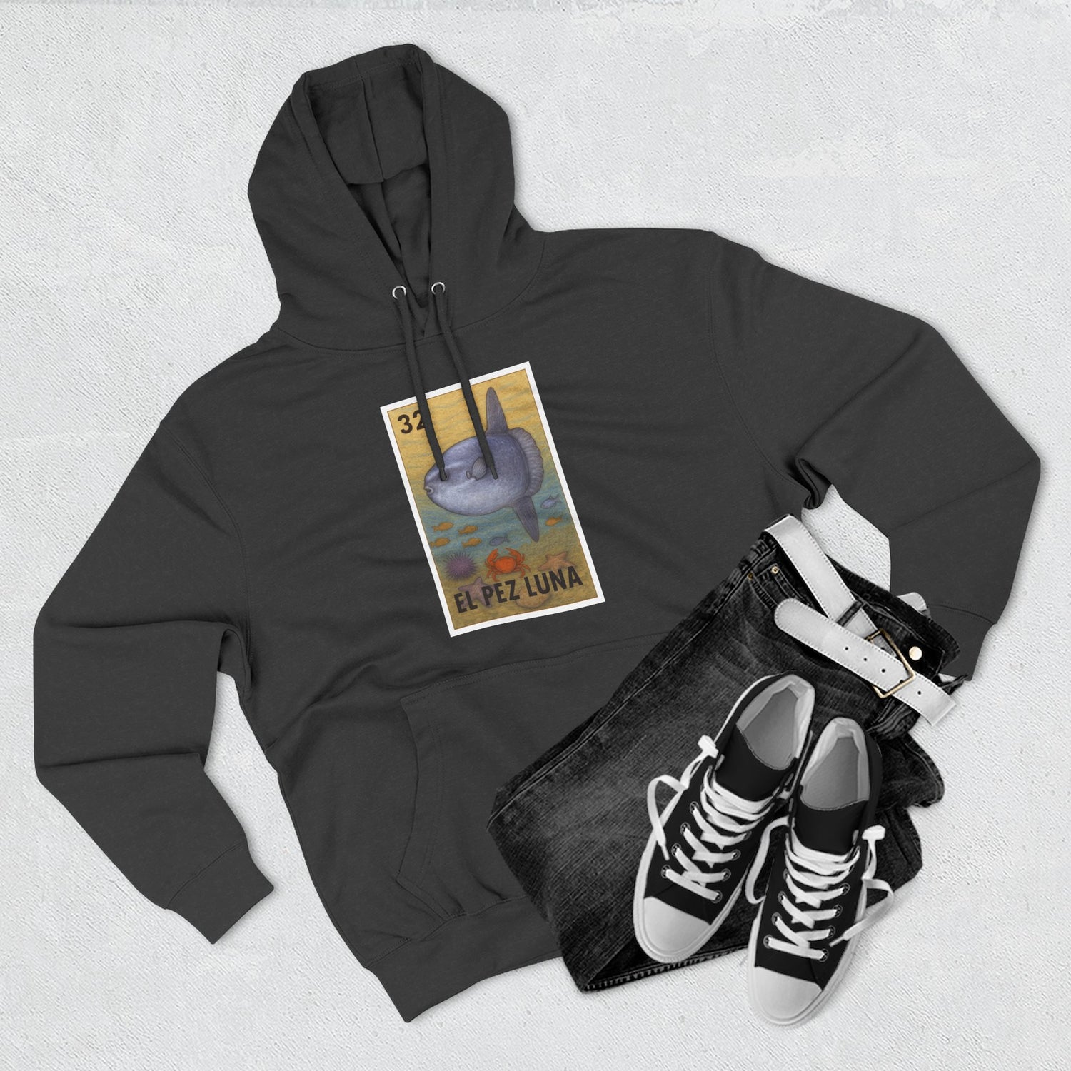 Sunfish Lotería Fleece Hoodie
