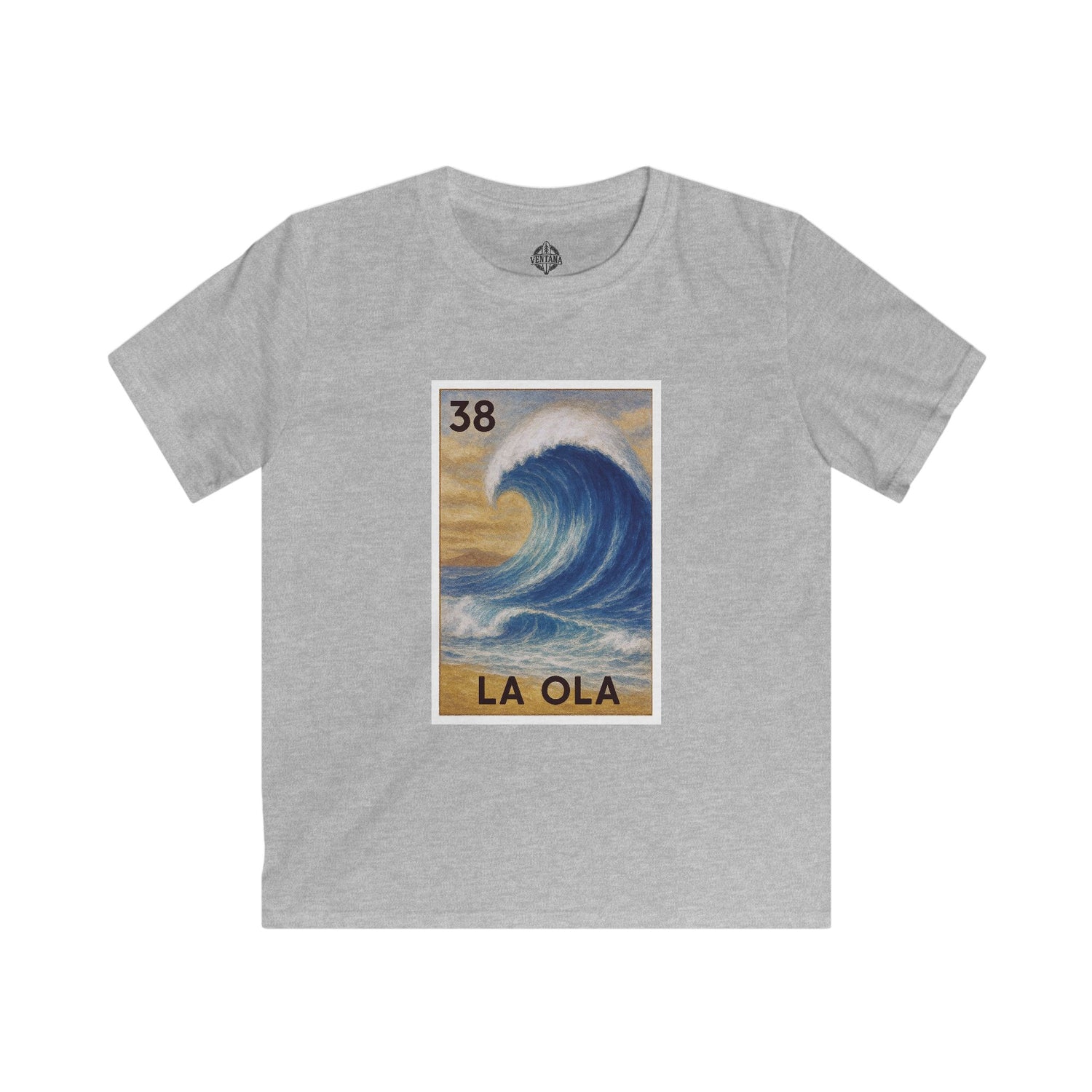 Wave Lotería kids soft style t-shirt image 6