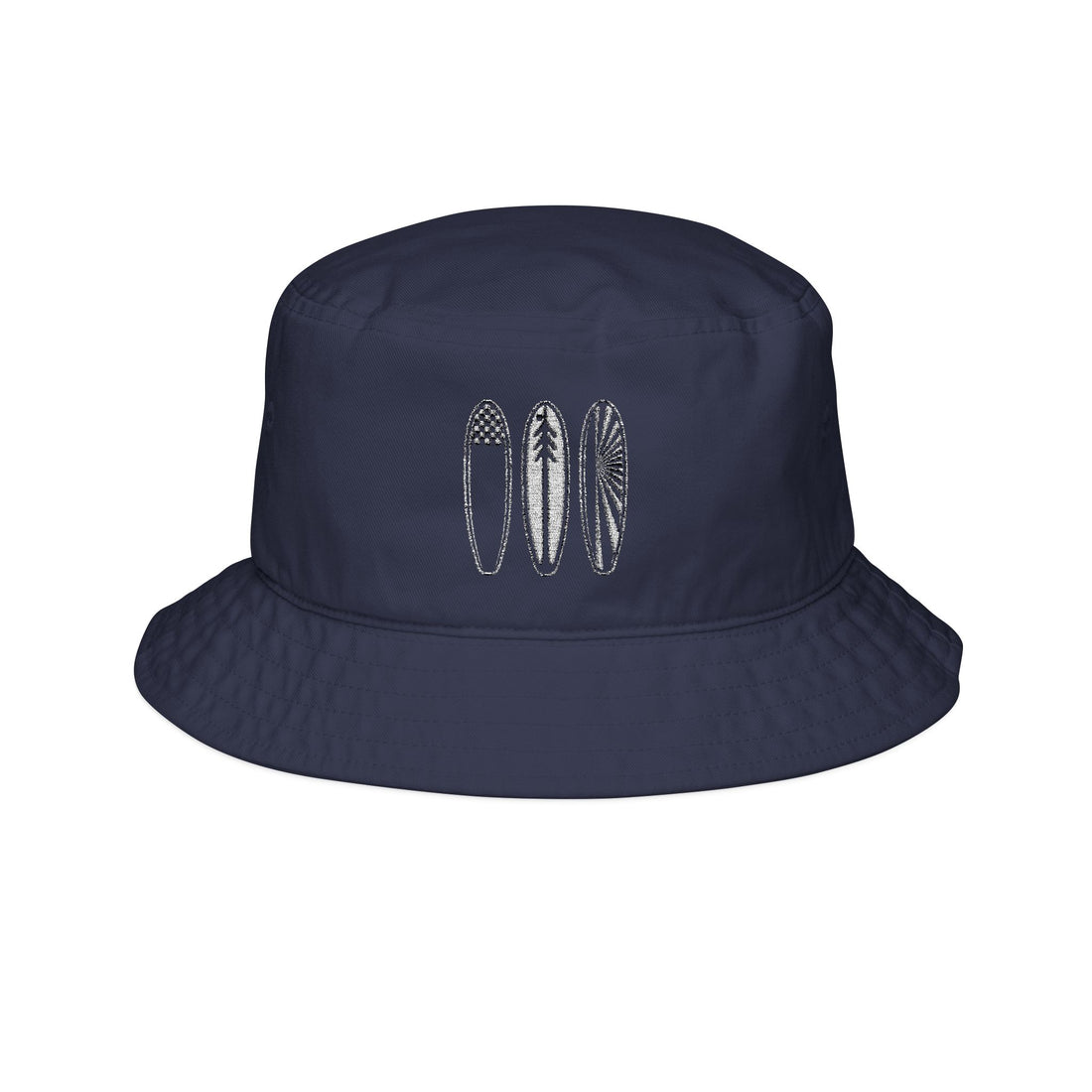 Ventana Three Board Embroidered Bucket Hat Unisex