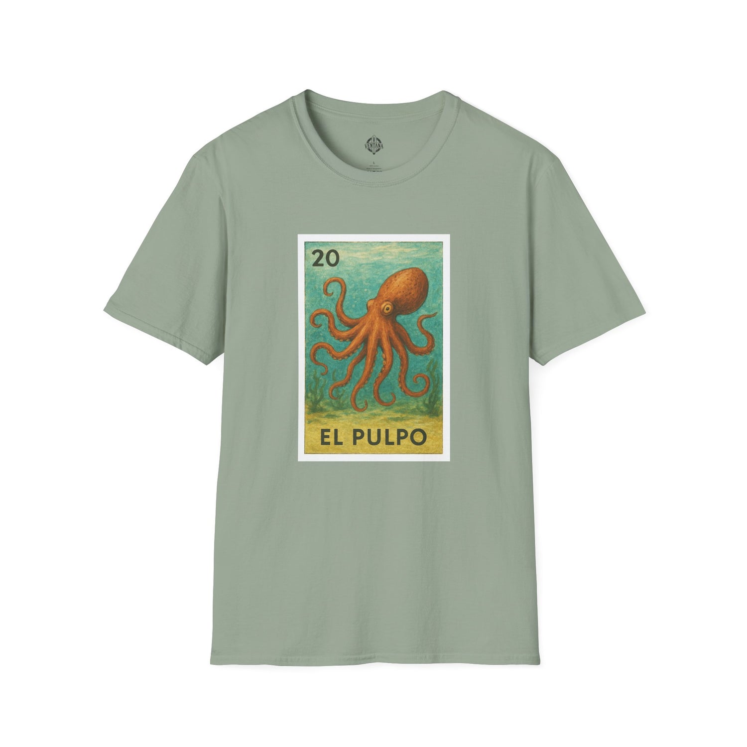 Octopus Lotería cotton t-shirt image 9