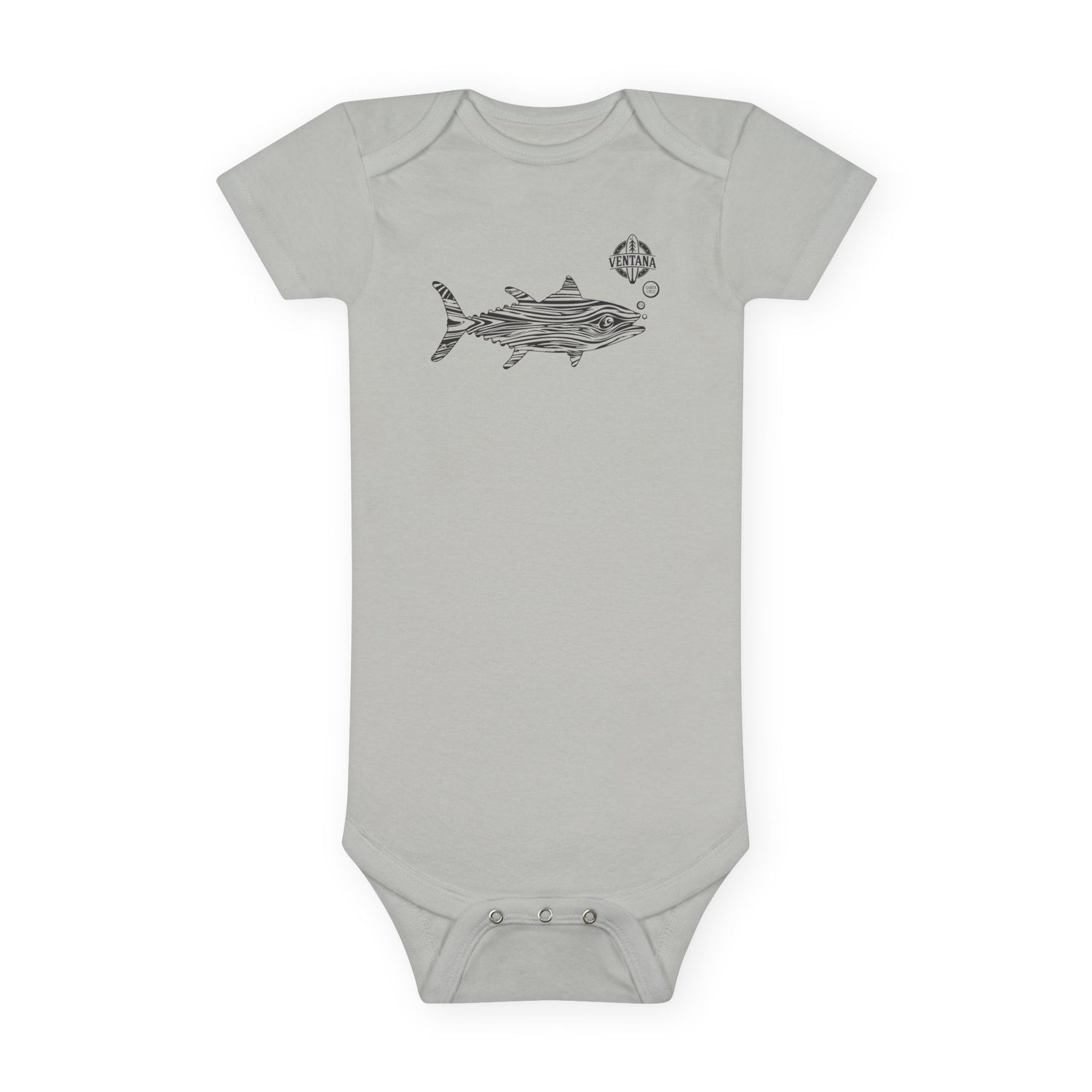 Ventana Wooden Tuna baby cotton onesie image 4