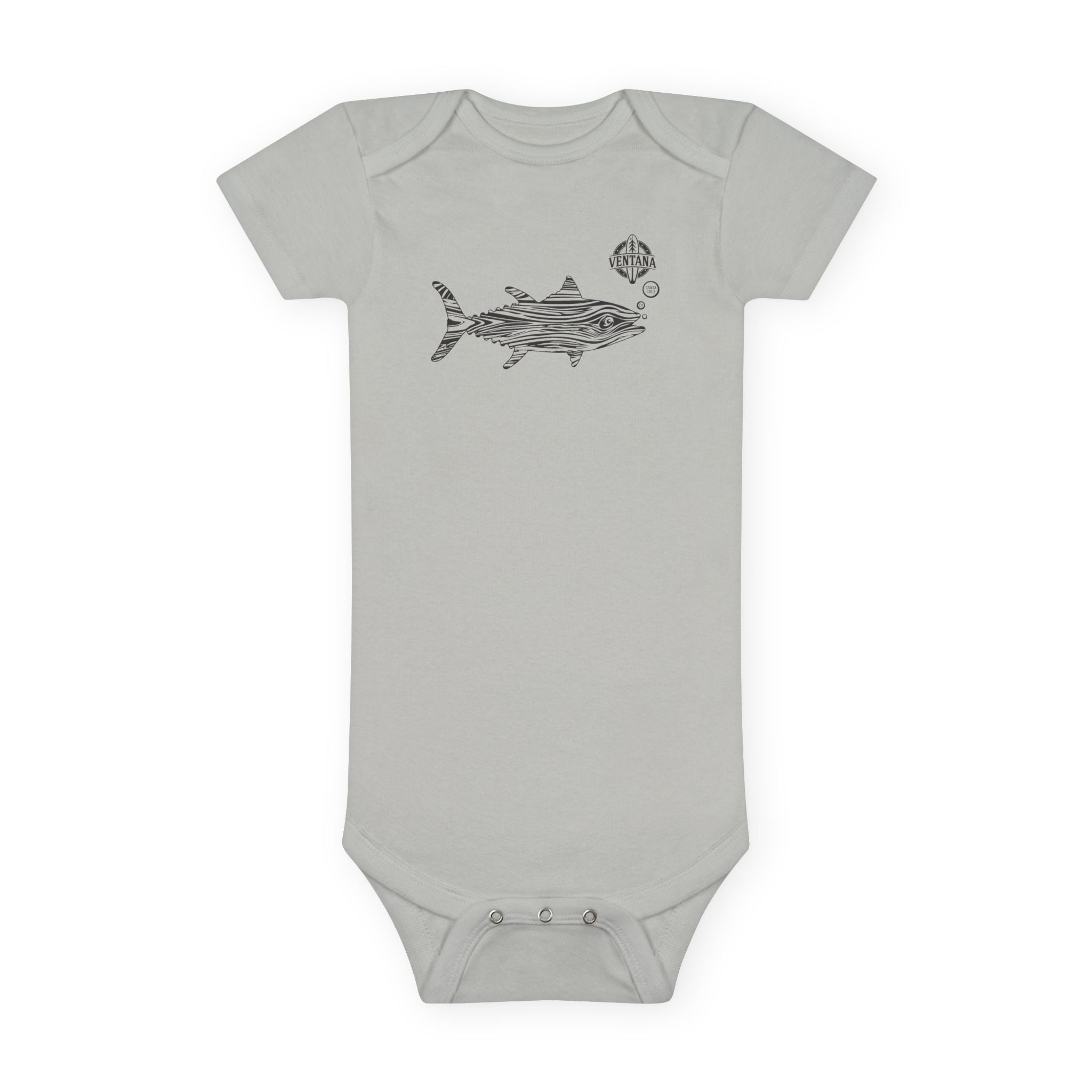 Ventana Wooden Tuna baby cotton onesie image 4