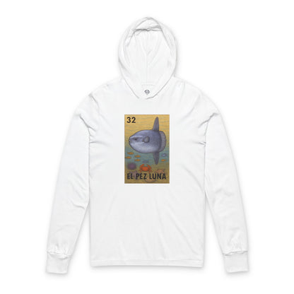 Sunfish Lotería cotton hooded long sleeve t-shirt image 3