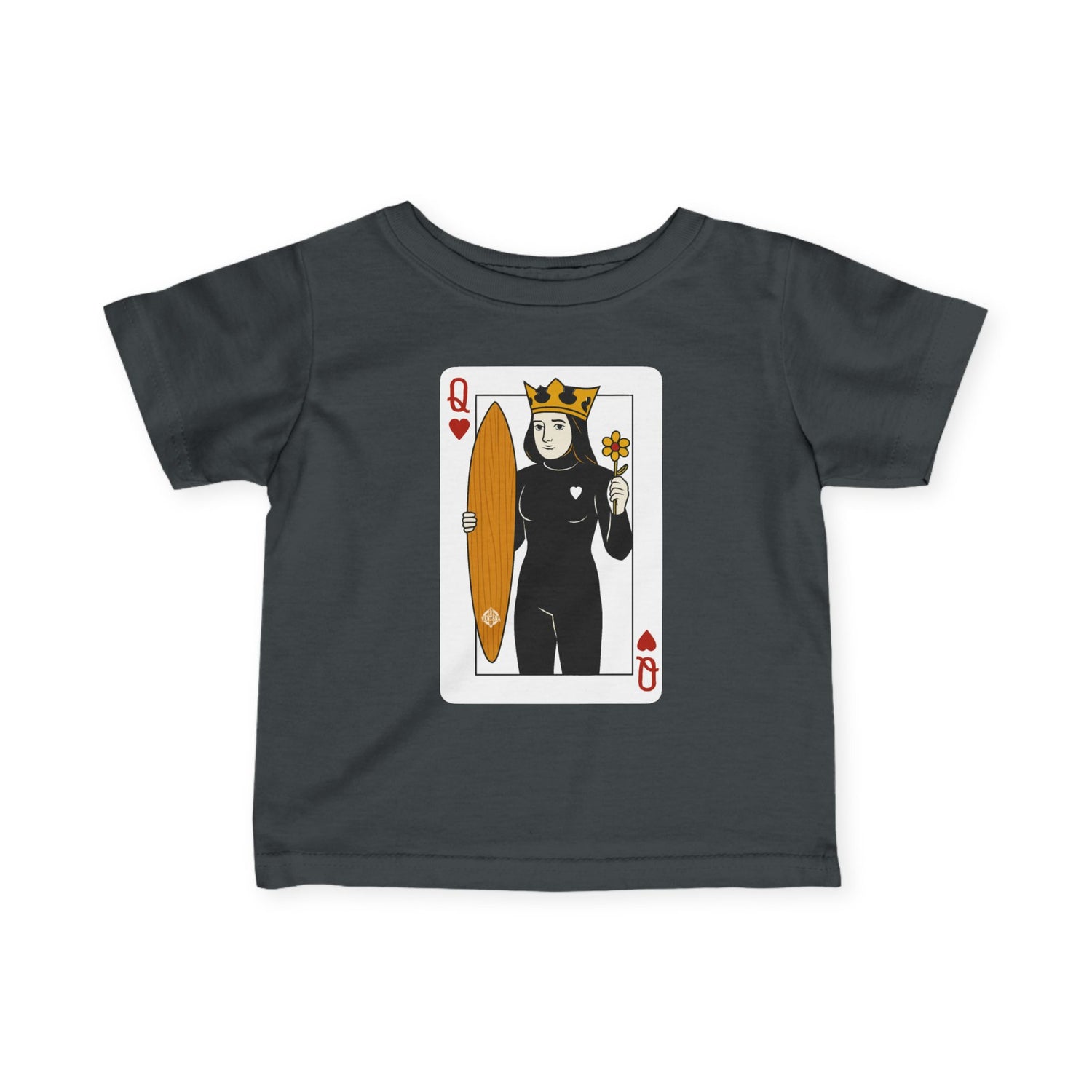 Queen of Hearts Surfer infant cotton t-shirt product image 11