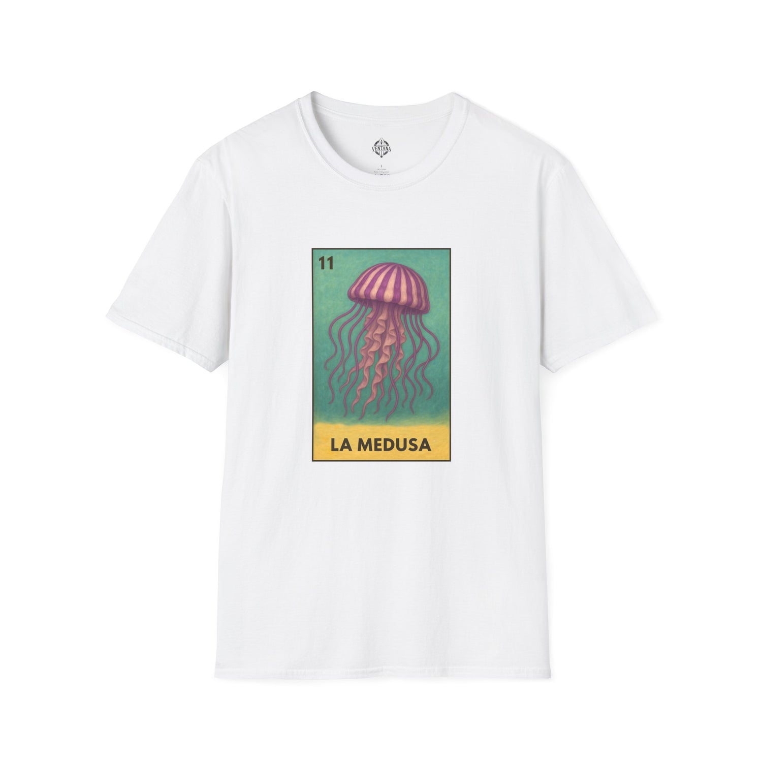 Sea Jelly Lotería cotton t-shirt image 5
