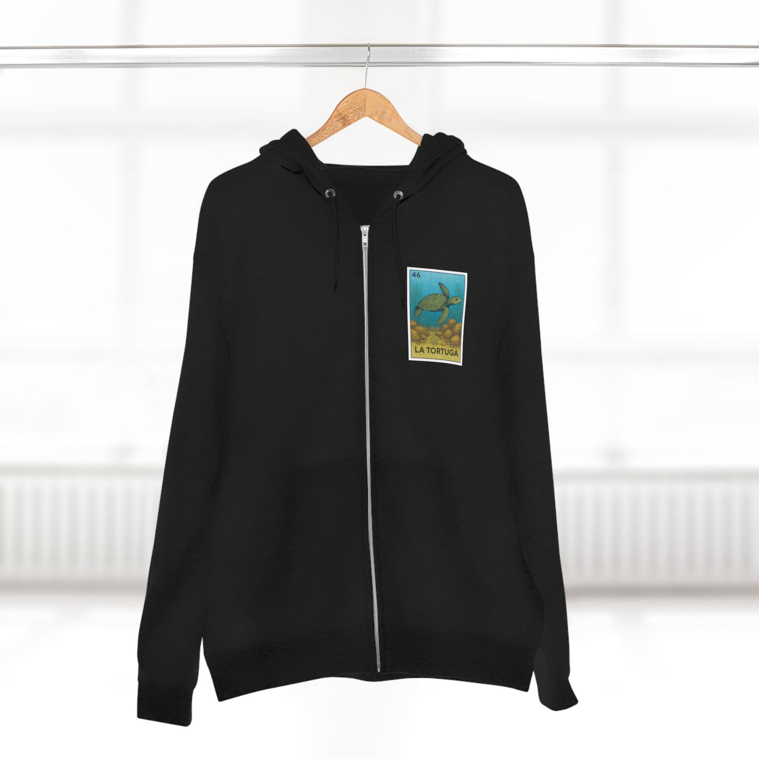 Turtle Lotería zip fleece hoodie image 19