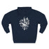 Whale Lotería fleece hoodie image 1