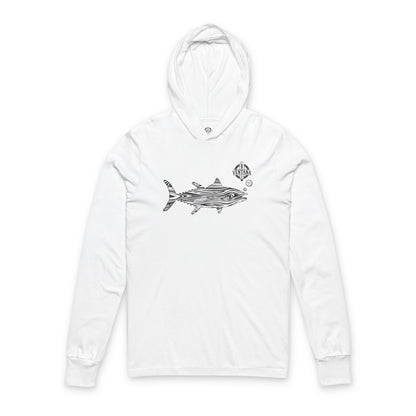 Ventana Wooden Tuna cotton hooded long sleeve t-shirt image 3