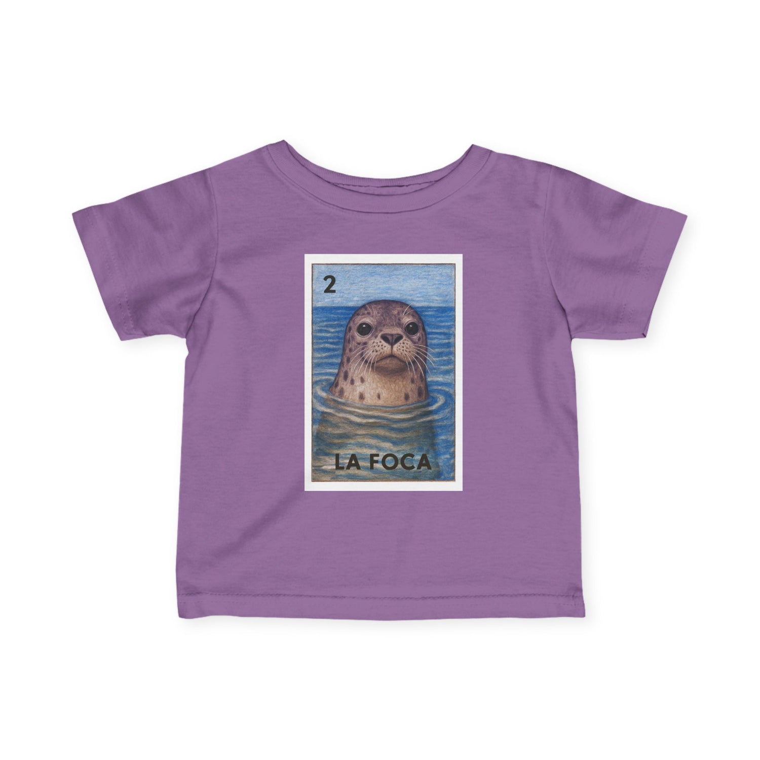 Seal Lotería infant cotton t-shirt image 14