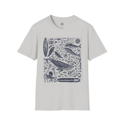Ventana Marine Life by Lili Arnold cotton t-shirt image 6