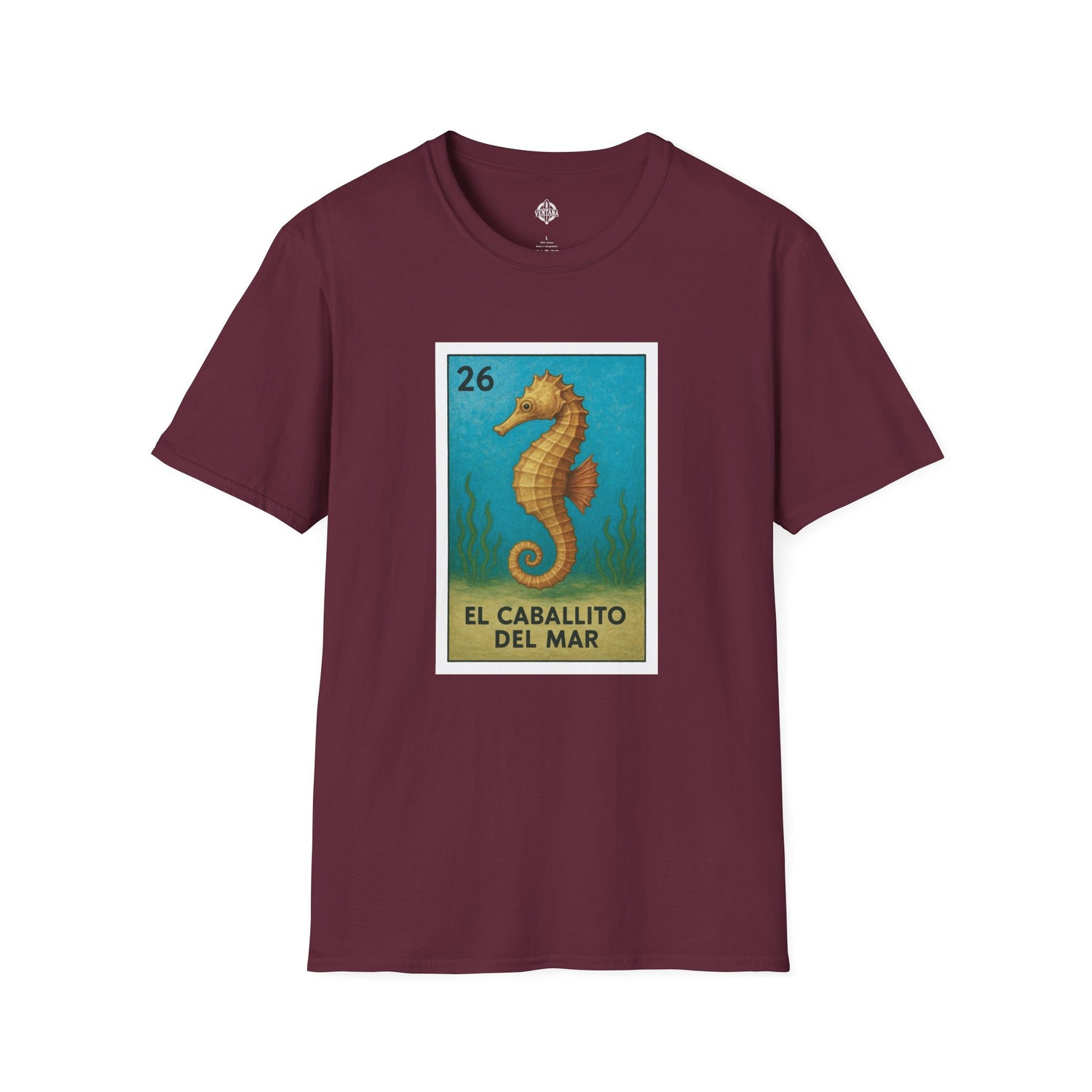 Seahorse Lotería cotton t-shirt image 7
