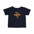 Surfing Grizzly Bear by Fabian Lavater infant cotton t-shirt image 3