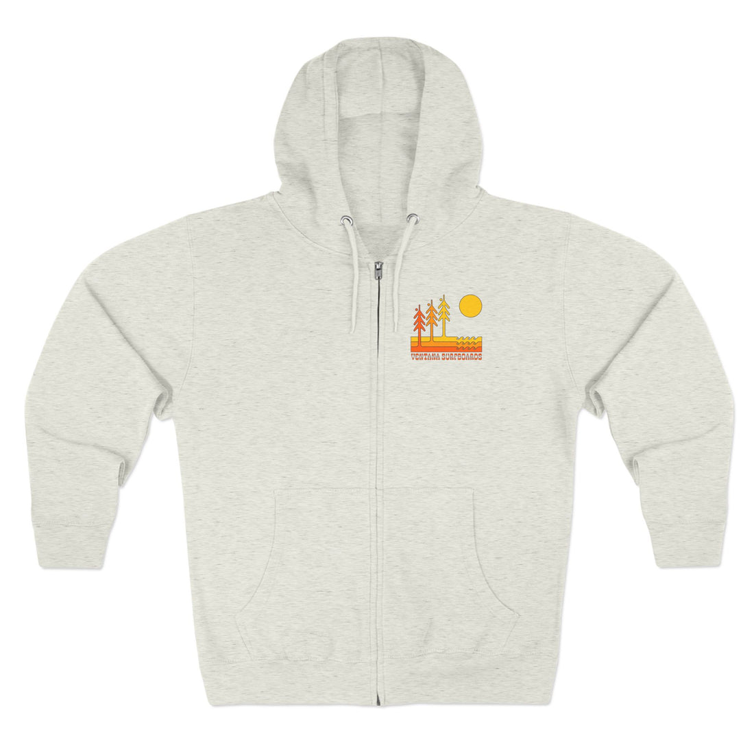 Ventana Circa 78 Unisex - Zip Cotton Blend Fleece Hoodie