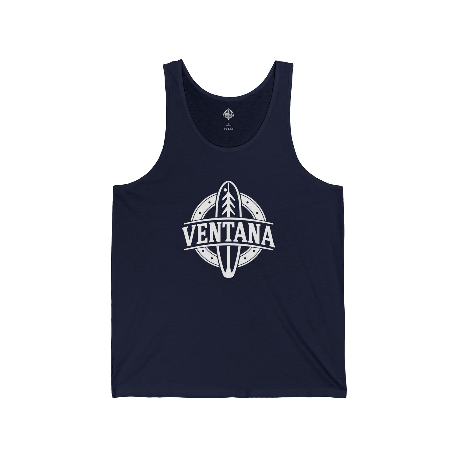 Ventana Psychedelic Treefish Logo jersey tank top image 1