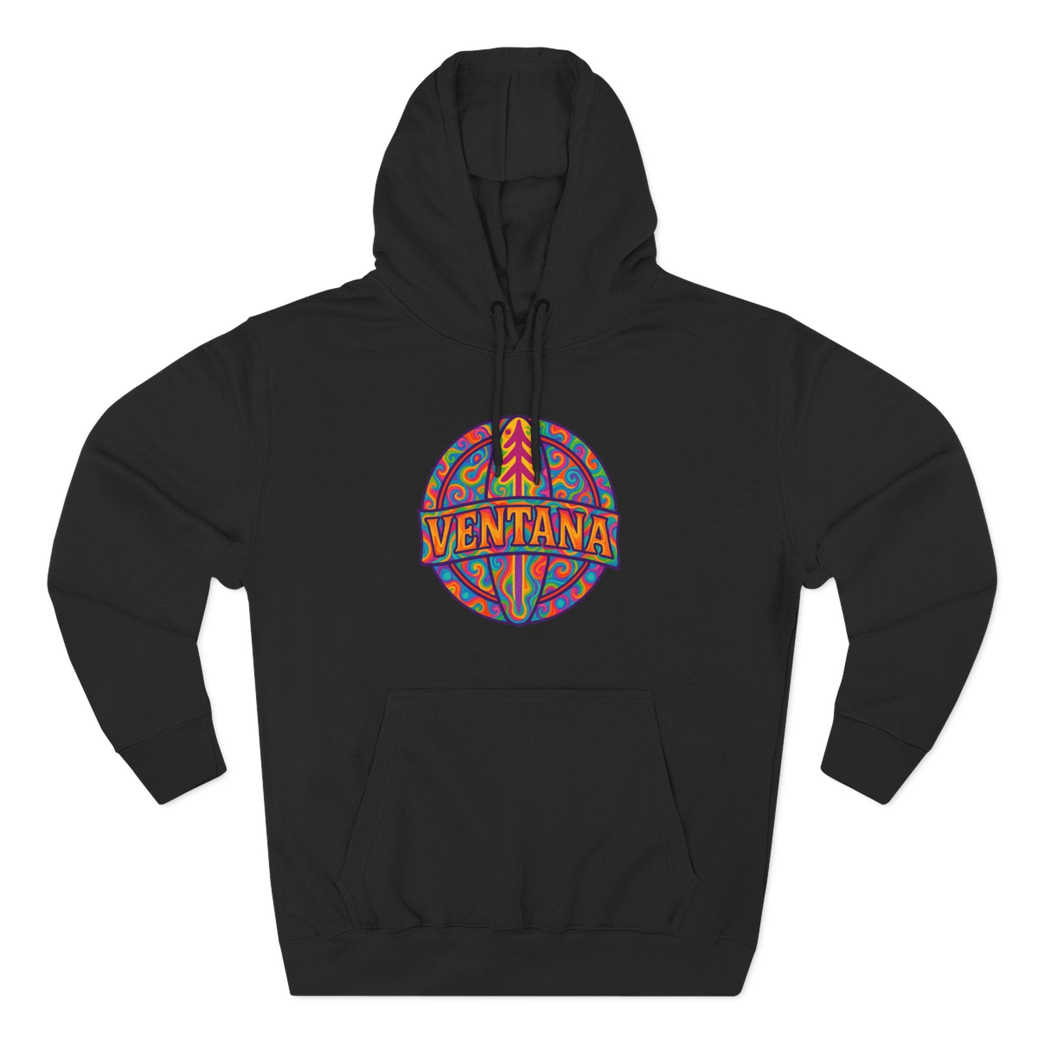 Ventana Psychedelic Treefish Logo fleece hoodie image 6