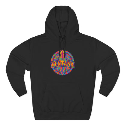 Ventana Psychedelic Treefish Logo fleece hoodie image 6