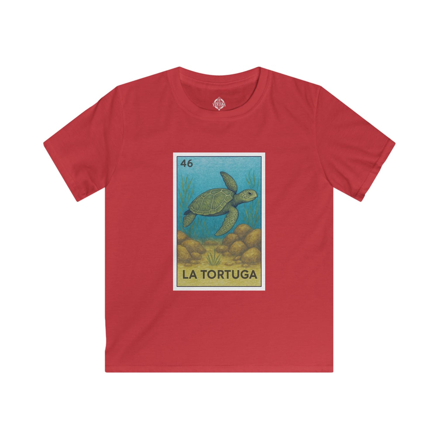 Turtle Lotería kids soft style t-shirt image 12