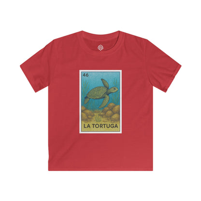Turtle Lotería kids soft style t-shirt image 12