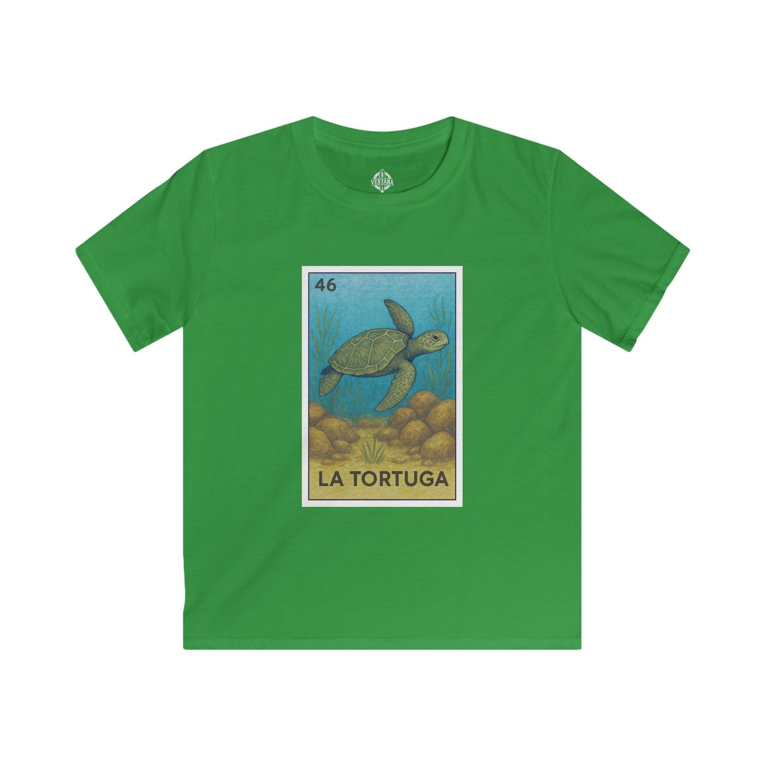Turtle Lotería kids soft style t-shirt image 8