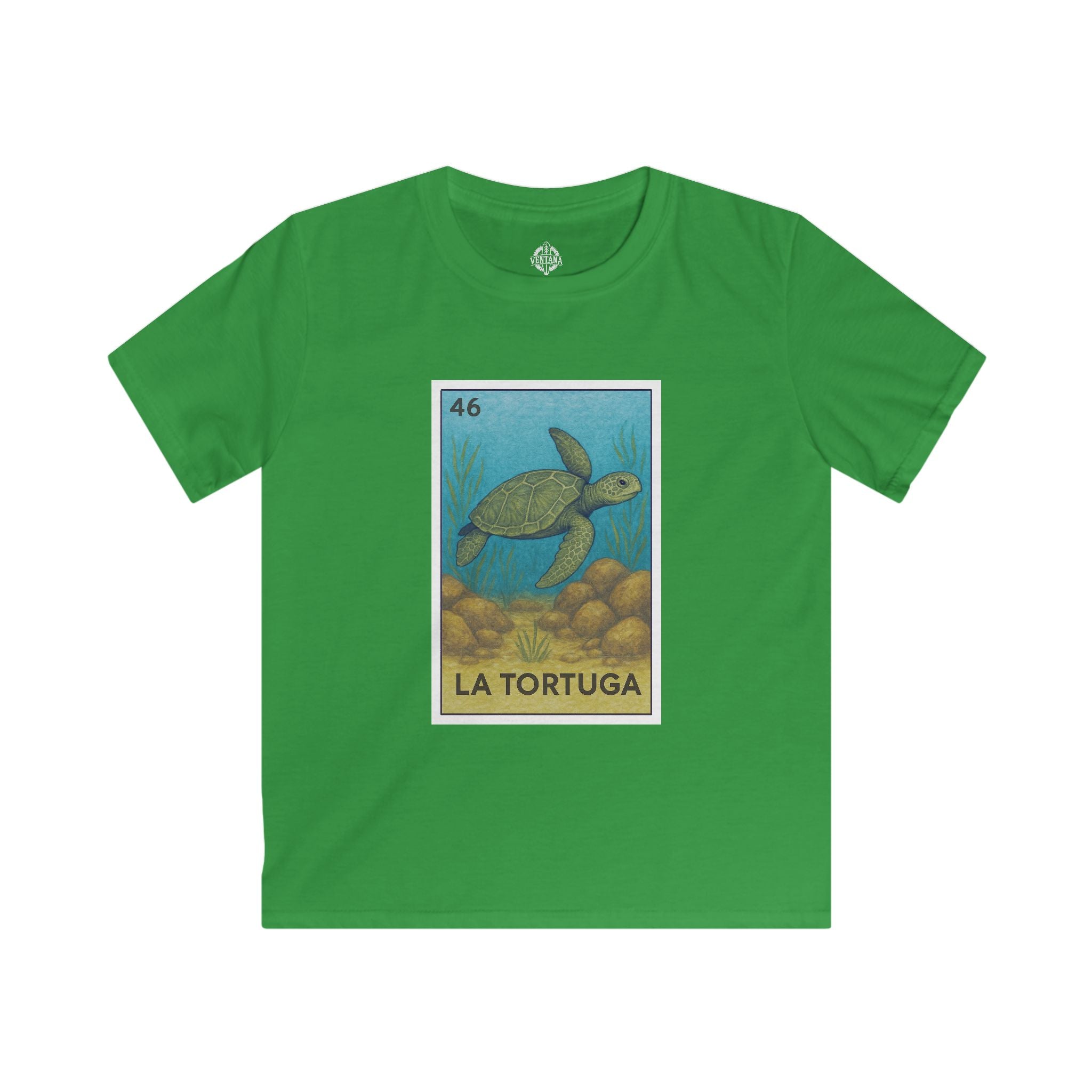 Turtle Lotería kids soft style t-shirt image 8
